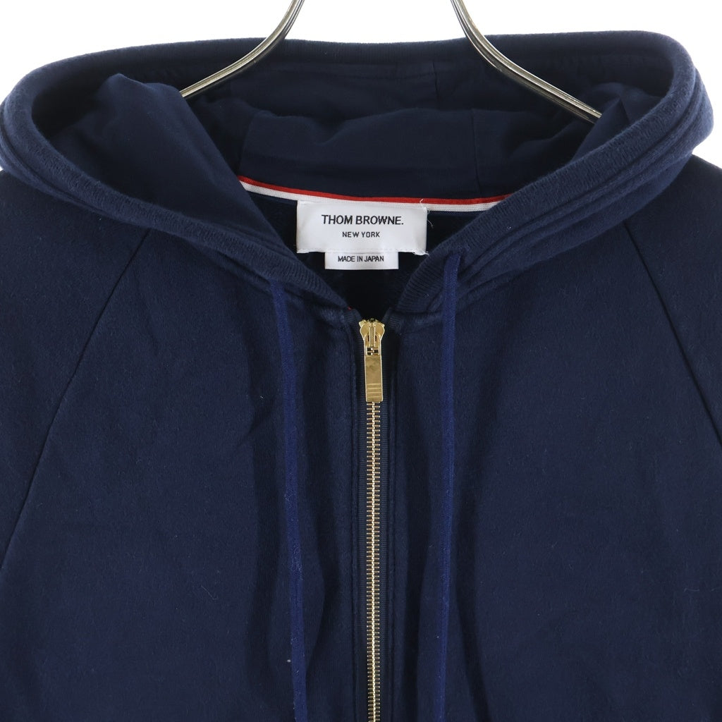 THOM BROWNE(トムブラウン) 4-BAR MJT022H-00535-461 クラシック ループバック フルジップアップ フーディー