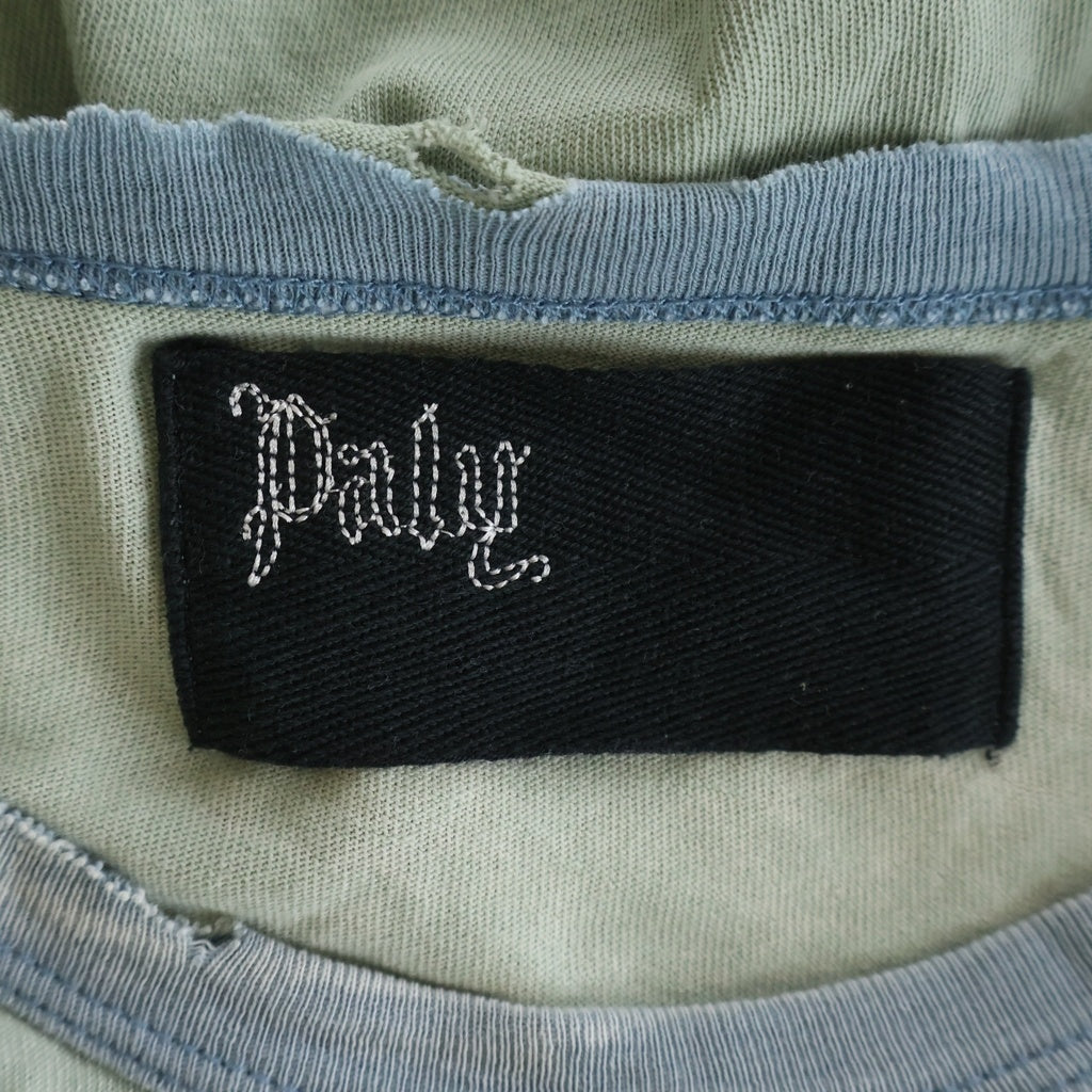 Paly Hollywood(パリーハリウッド) MSTR ME TONAL L/S TEE ストーン装飾 グラフィック長袖カットソー 長袖Tシャツ
