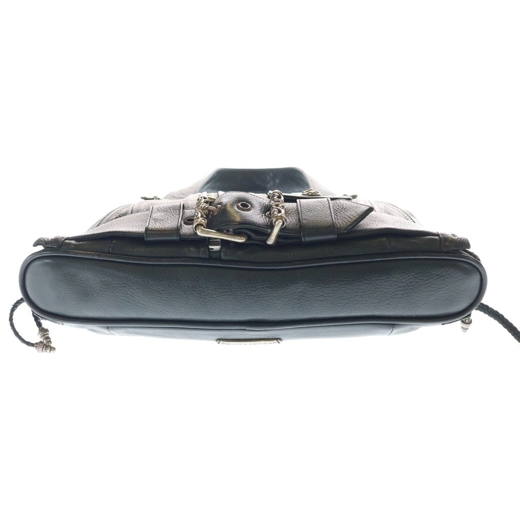 CHROME HEARTS(クロムハーツ) JJ DEAN LG JJディーン ラージ レザーライダースハンドバッグ -