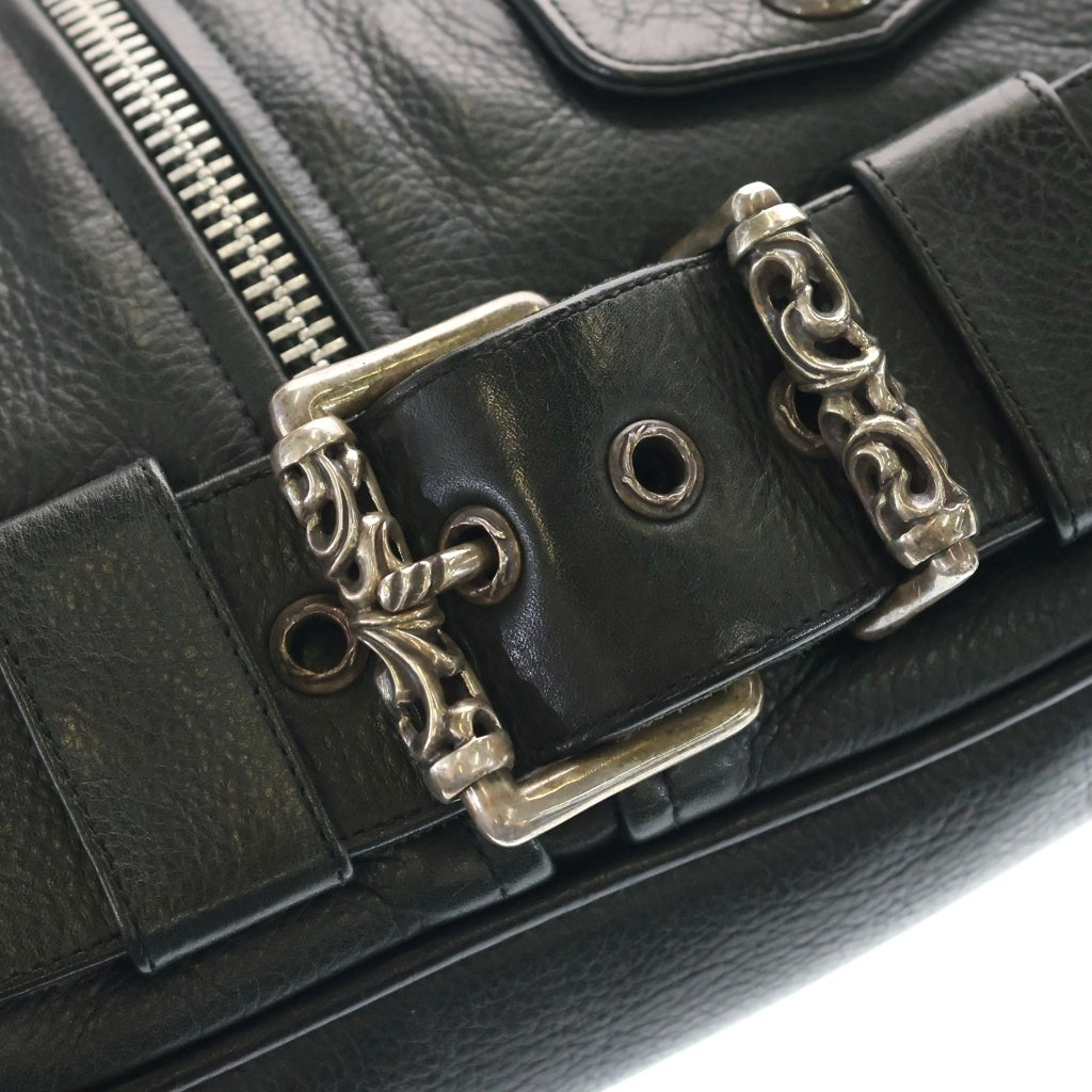 CHROME HEARTS(クロムハーツ) JJ DEAN LG JJディーン ラージ レザーライダースハンドバッグ -