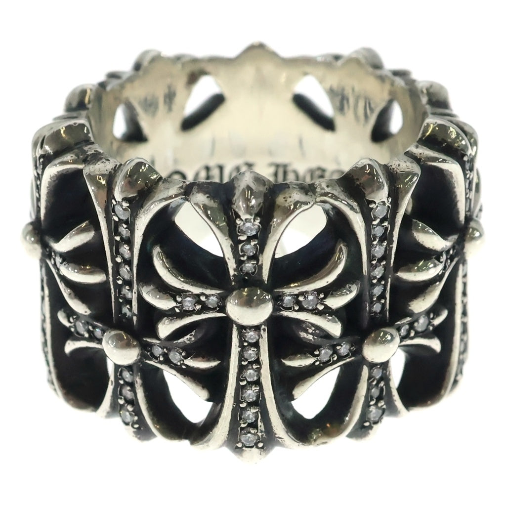 CHROME HEARTS(クロムハーツ) CEMETERY P D セメタリークロス PAVEダイヤ セメタリークロスリング シルバー -