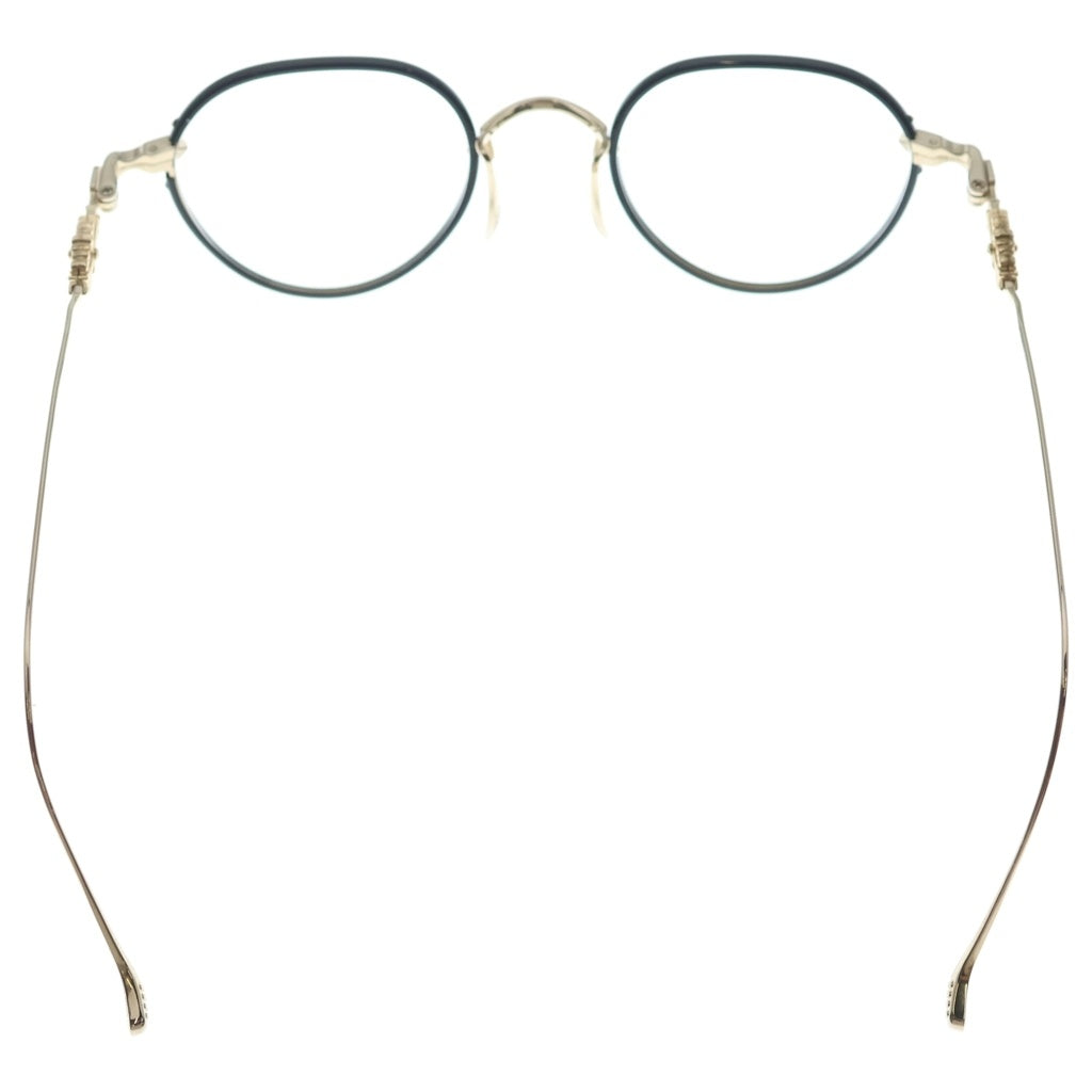 CHROME HEARTS(クロムハーツ) VAGIDICTORIAN ヴァジディクトリアン フローラルクロス メガネ 眼鏡 ゴールド