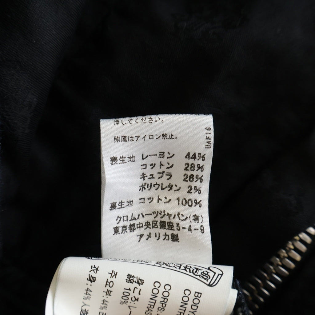 CHROME HEARTS(クロムハーツ) #10ダガージップ付 コットン サロペット - レディース