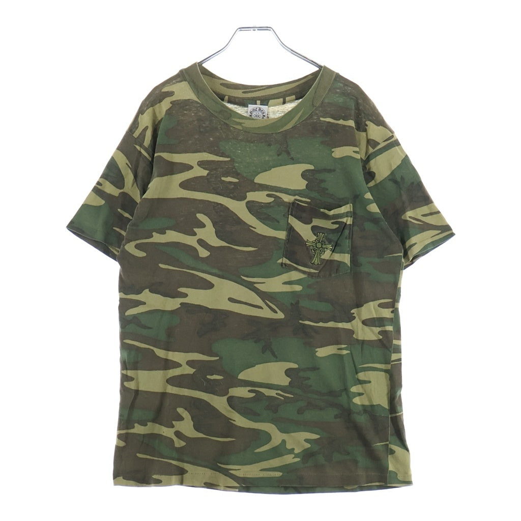 CHROME HEARTS(クロムハーツ) OLD S/S TEE オールド クロス刺繍 半袖Tシャツカットソー カモフラージュ