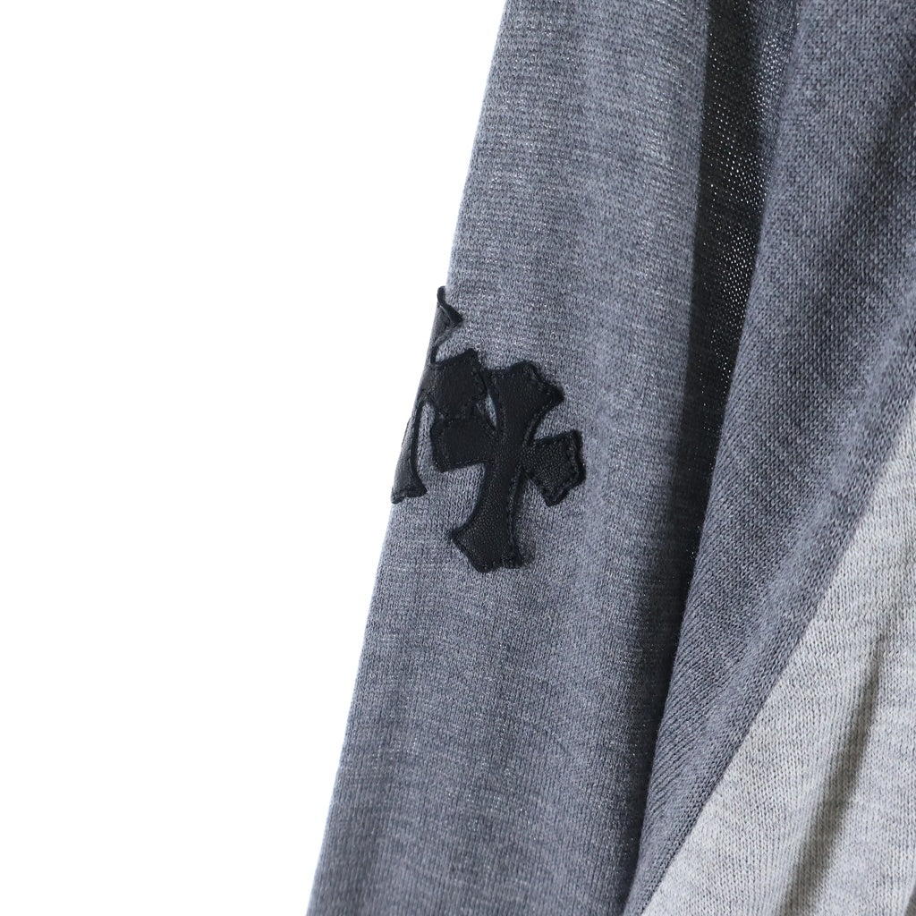 CHROME HEARTS(クロムハーツ) U MIXED EMOTIONS トリプルクロスパッチ付きラグラン長袖カットソー ‐