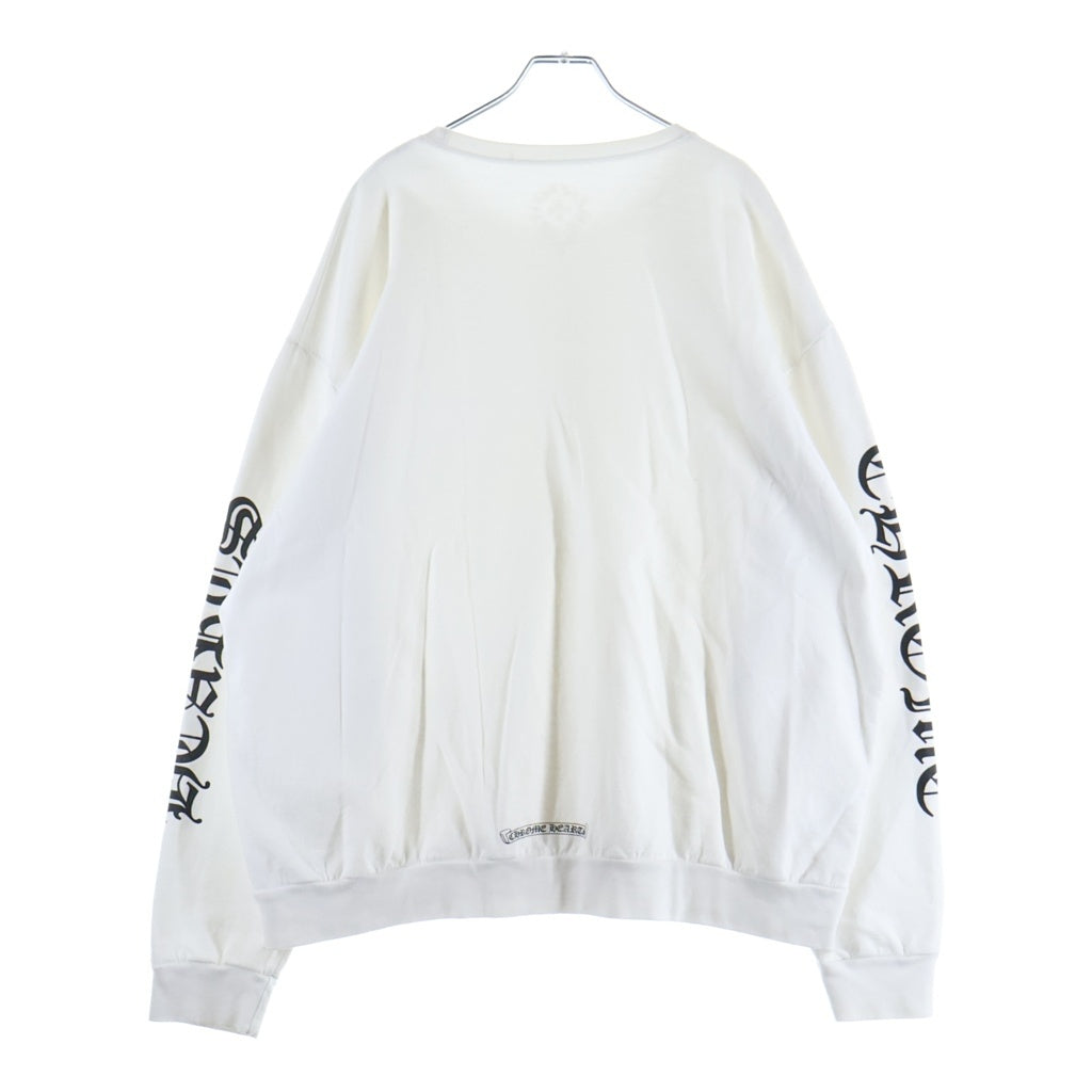 CHROME HEARTS(クロムハーツ) SWTSHRT PLVR ネックロゴクルーネックスウェット ‐