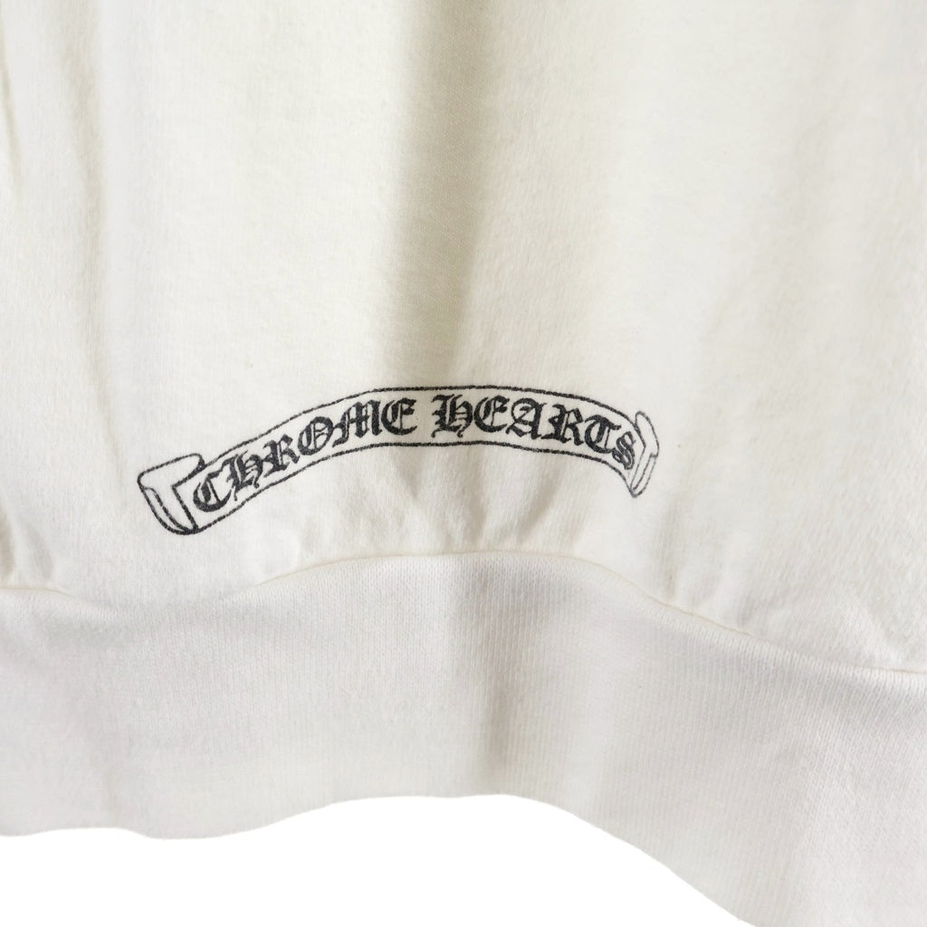 CHROME HEARTS(クロムハーツ) SWTSHRT PLVR ネックロゴクルーネックスウェット ‐