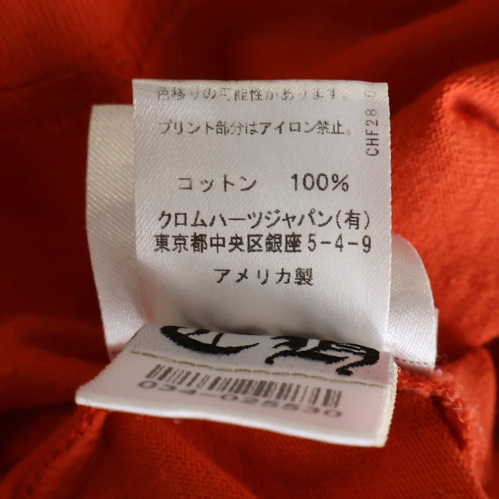 CHROME HEARTS(クロムハーツ) PPO SPARK THE HEART LS MATTY BOYプリント長袖カットソー レッド ‐