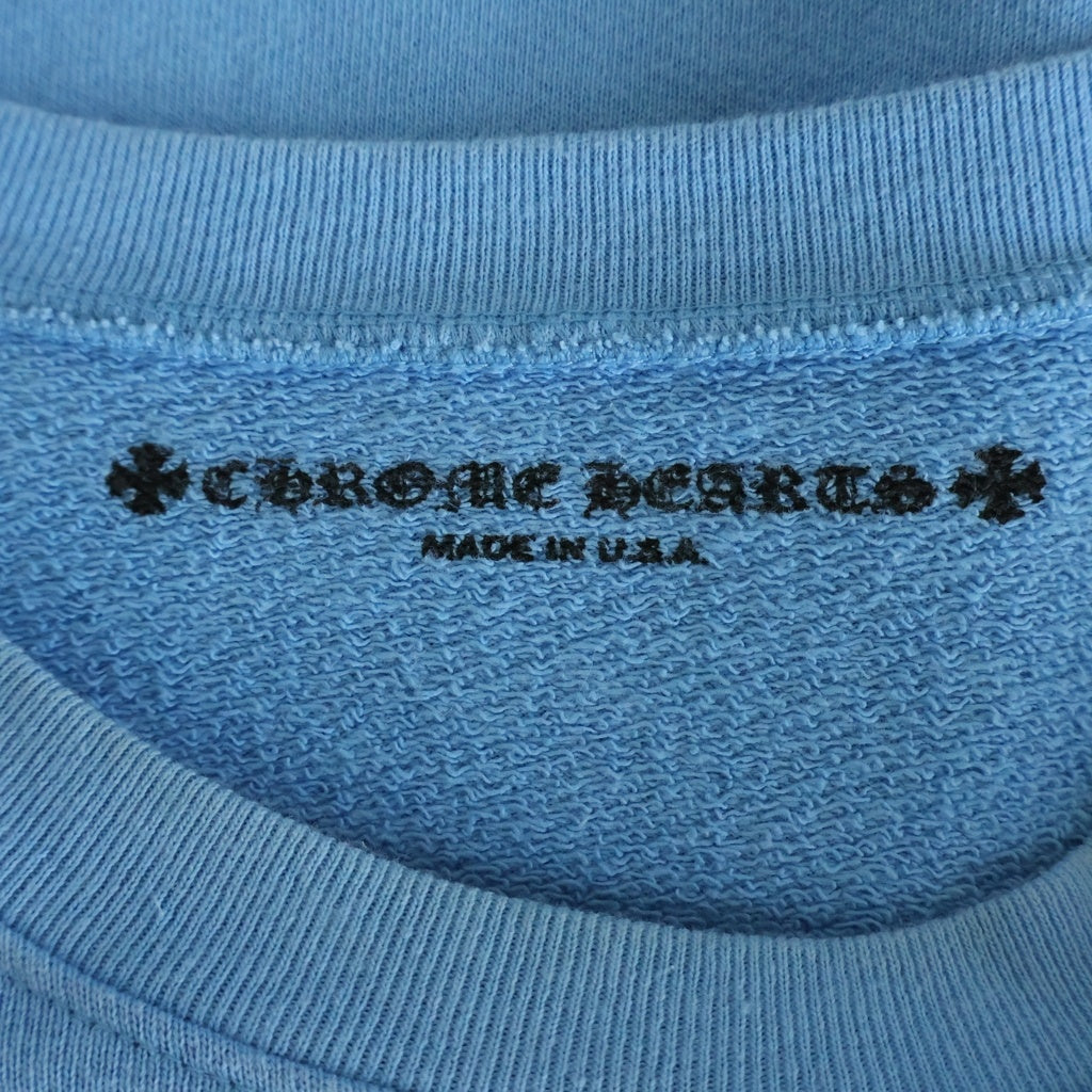 CHROME HEARTS(クロムハーツ) PPO BRAIN NEW SWTSHRT マッティボーイ ブレインニュー クルーネック長袖スウェットトレーナー ブルー ‐