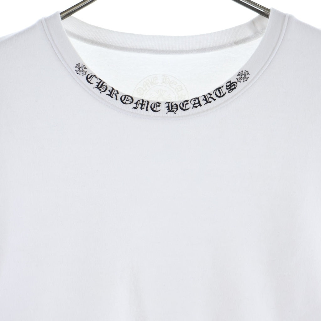 CHROME HEARTS(クロムハーツ) SWTSHRT PLVR ネックロゴクルーネックスウェット ‐