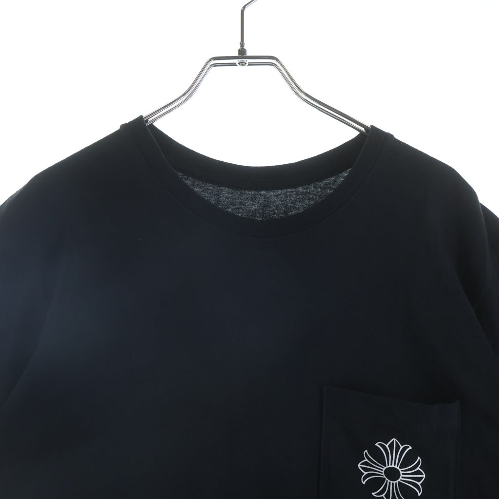 CHROME HEARTS(クロムハーツ) CH T-SHRT バック アーチ ロゴ プリント 半袖 Tシャツ カットソー ブラック