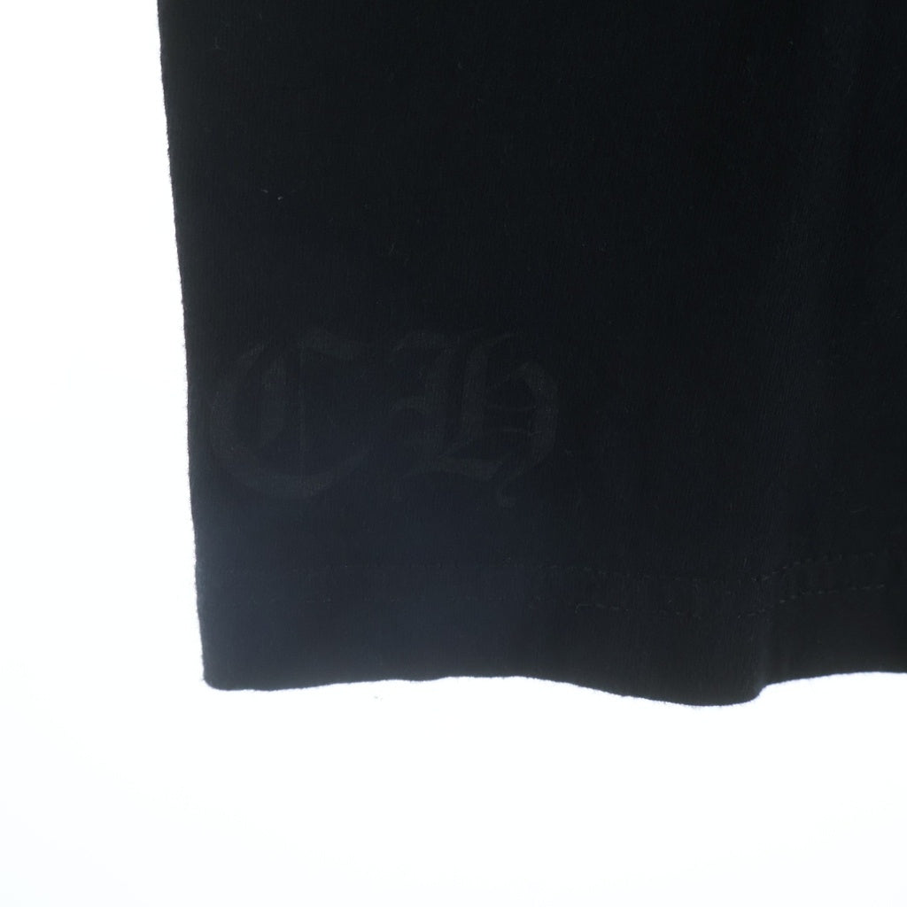 CHROME HEARTS(クロムハーツ) CH T-SHRT バック アーチ ロゴ プリント 半袖 Tシャツ カットソー ブラック