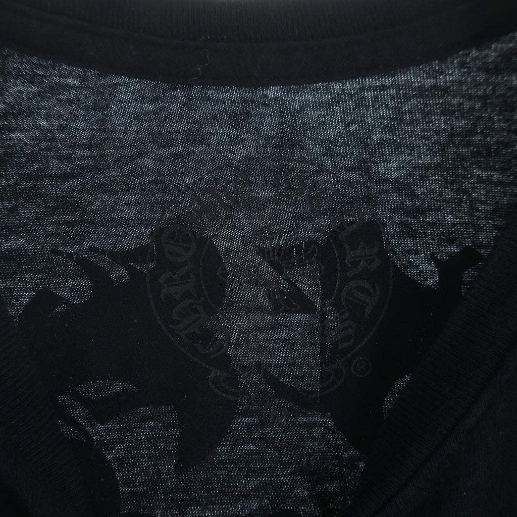CHROME HEARTS(クロムハーツ) CH T-SHRT バック アーチ ロゴ プリント 半袖 Tシャツ カットソー ブラック