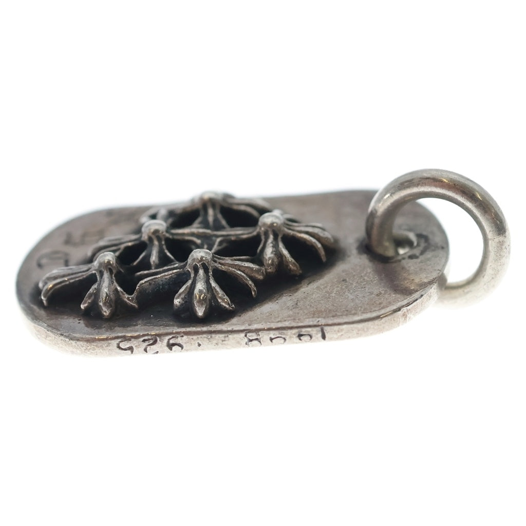 CHROME HEARTS(クロムハーツ) RAISED DOGTAG レイズドドッグタグ チャーム シルバーネックレストップ