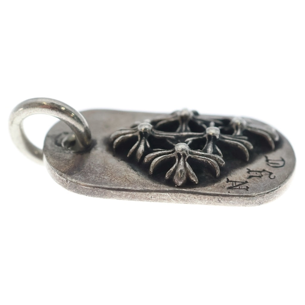 CHROME HEARTS(クロムハーツ) RAISED DOGTAG レイズドドッグタグ チャーム シルバーネックレストップ