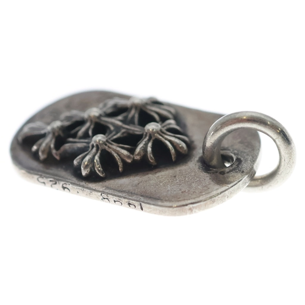 CHROME HEARTS(クロムハーツ) RAISED DOGTAG レイズドドッグタグ チャーム シルバーネックレストップ