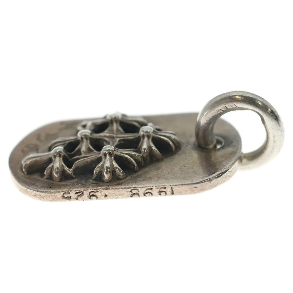 CHROME HEARTS(クロムハーツ) RAISED DOGTAG レイズドドッグタグ チャーム シルバーネックレストップ