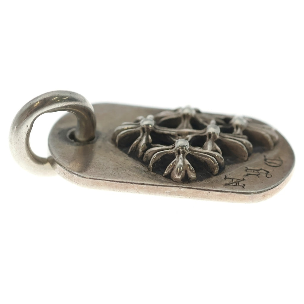 CHROME HEARTS(クロムハーツ) RAISED DOGTAG レイズドドッグタグ チャーム シルバーネックレストップ