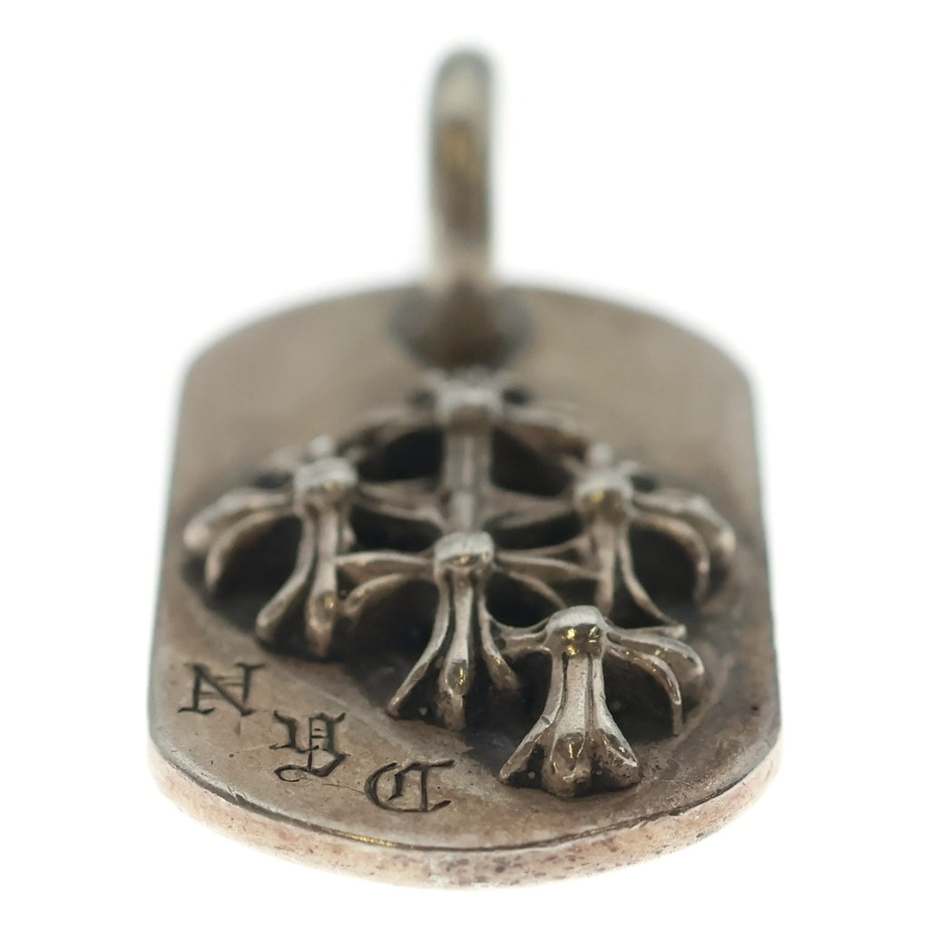 CHROME HEARTS(クロムハーツ) RAISED DOGTAG レイズドドッグタグ チャーム シルバーネックレストップ