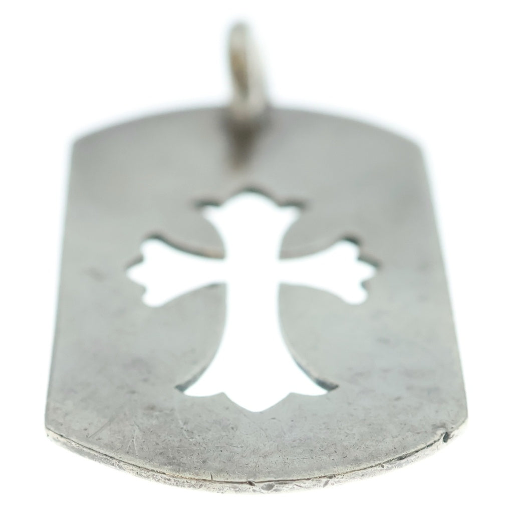 CHROME HEARTS(クロムハーツ) D TAG LRG CO CRS カットアウトクロス ラージドッグタグネックレストップ