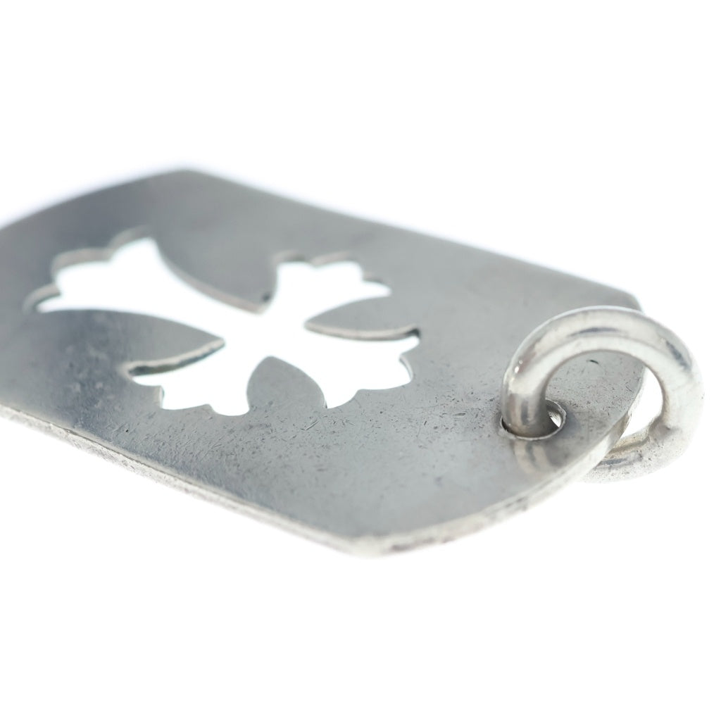 CHROME HEARTS(クロムハーツ) D TAG LRG CO CRS カットアウトクロス ラージドッグタグネックレストップ