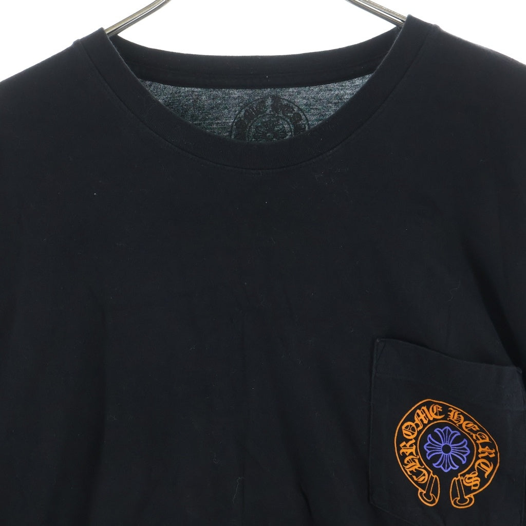 CHROME HEARTS(クロムハーツ) CH L/S 1 STAFF限定ホースシュープリント長袖カットソー ブラック ‐