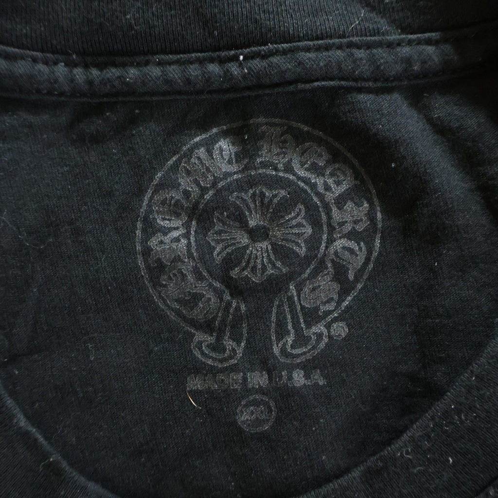 CHROME HEARTS(クロムハーツ) CH L/S 1 STAFF限定ホースシュープリント長袖カットソー ブラック ‐