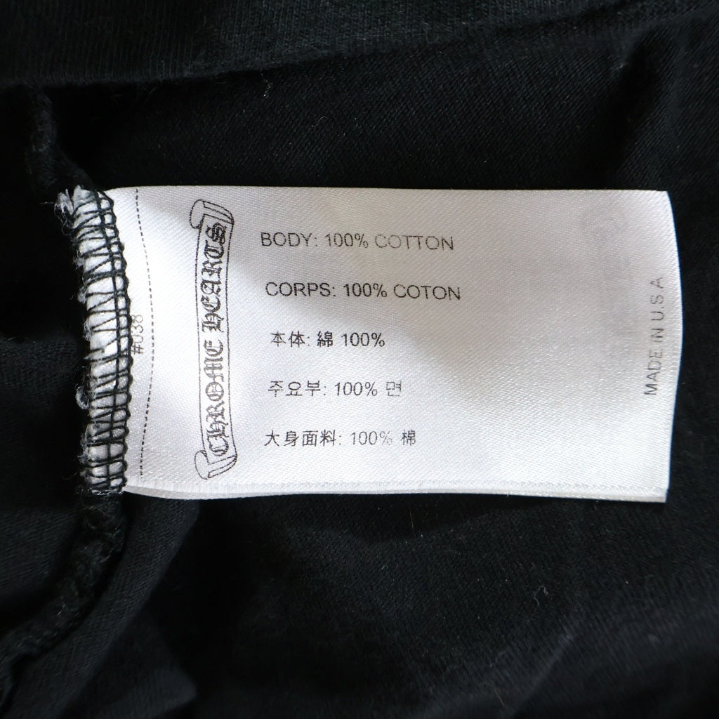 CHROME HEARTS(クロムハーツ) CH L/S 1 STAFF限定ホースシュープリント長袖カットソー ブラック ‐