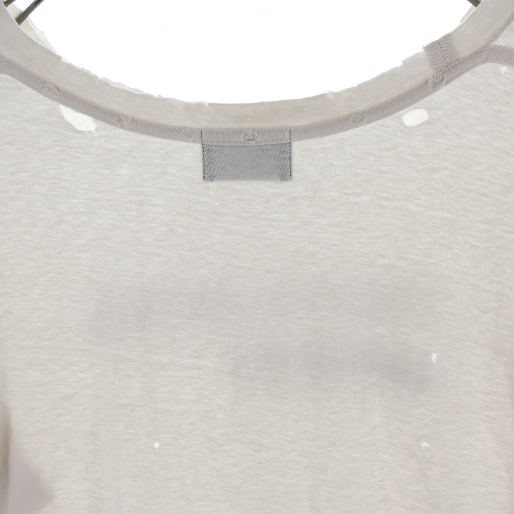 ENFANTS RICHES DEPRIMES(アンファンリッシュデプリメ) CLASSIC LOGO インサイドアウト クラシックロゴプリントTシャツ カットソー ホワイト -