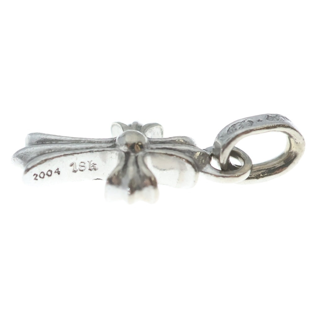 CHROME HEARTS(クロムハーツ) 18KWG CRS BBYFAT P DMND ベイビーファット PAVEダイヤ チャーム ホワイトゴールドネックレストップ -