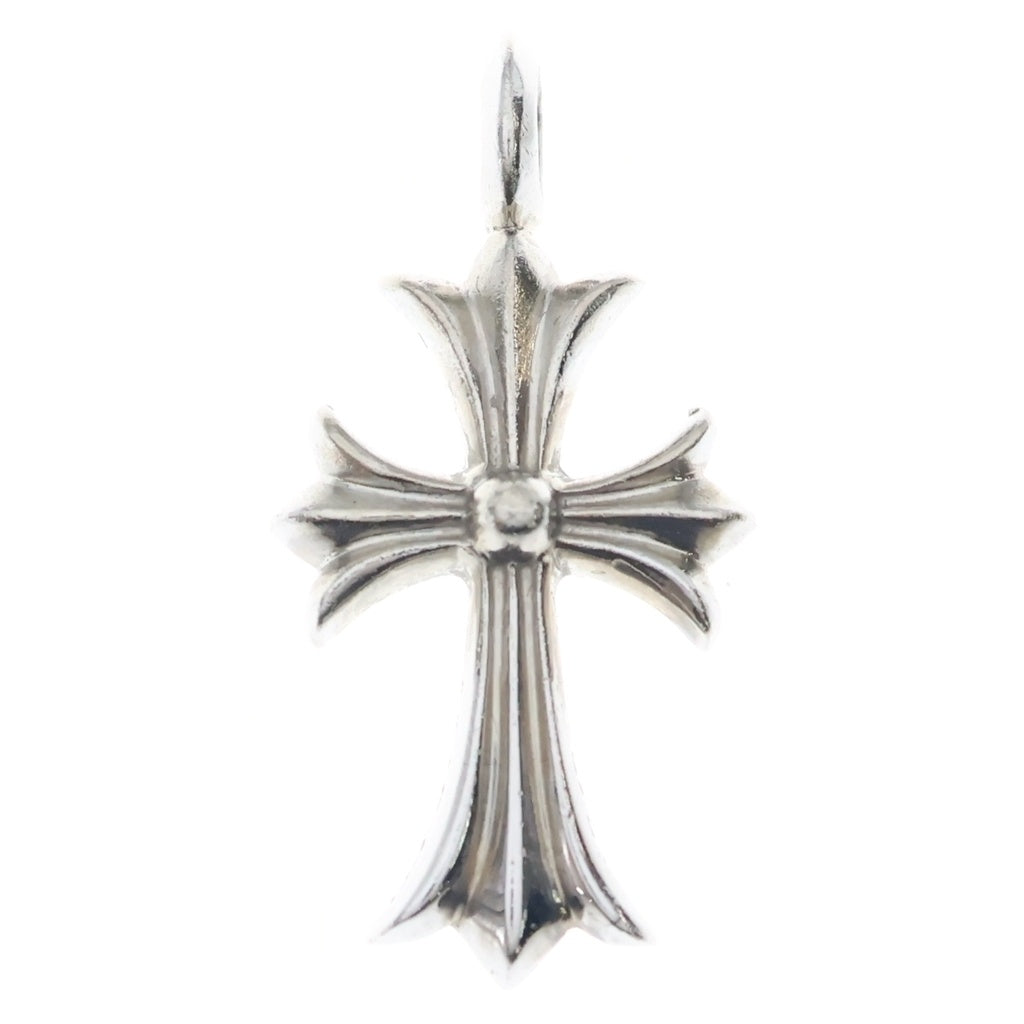 CHROME HEARTS(クロムハーツ) 18KWG TNY CRSF P DMND タイニーファットクロス PAVEダイヤ ペンダント ホワイトゴールドネックレストップ -