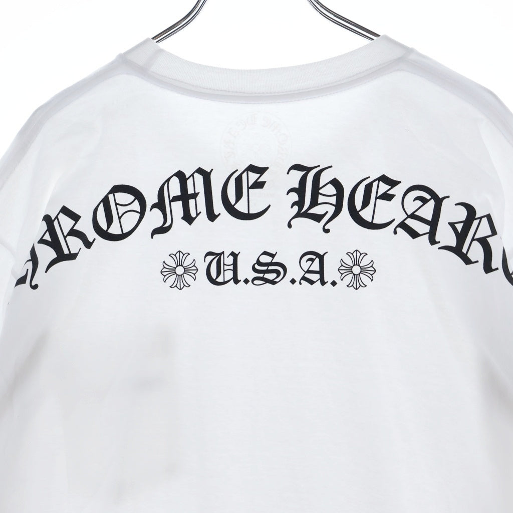 CHROME HEARTS(クロムハーツ) CH T-SHRT 1 アーチロゴバックプリントTシャツ ホワイト ‐