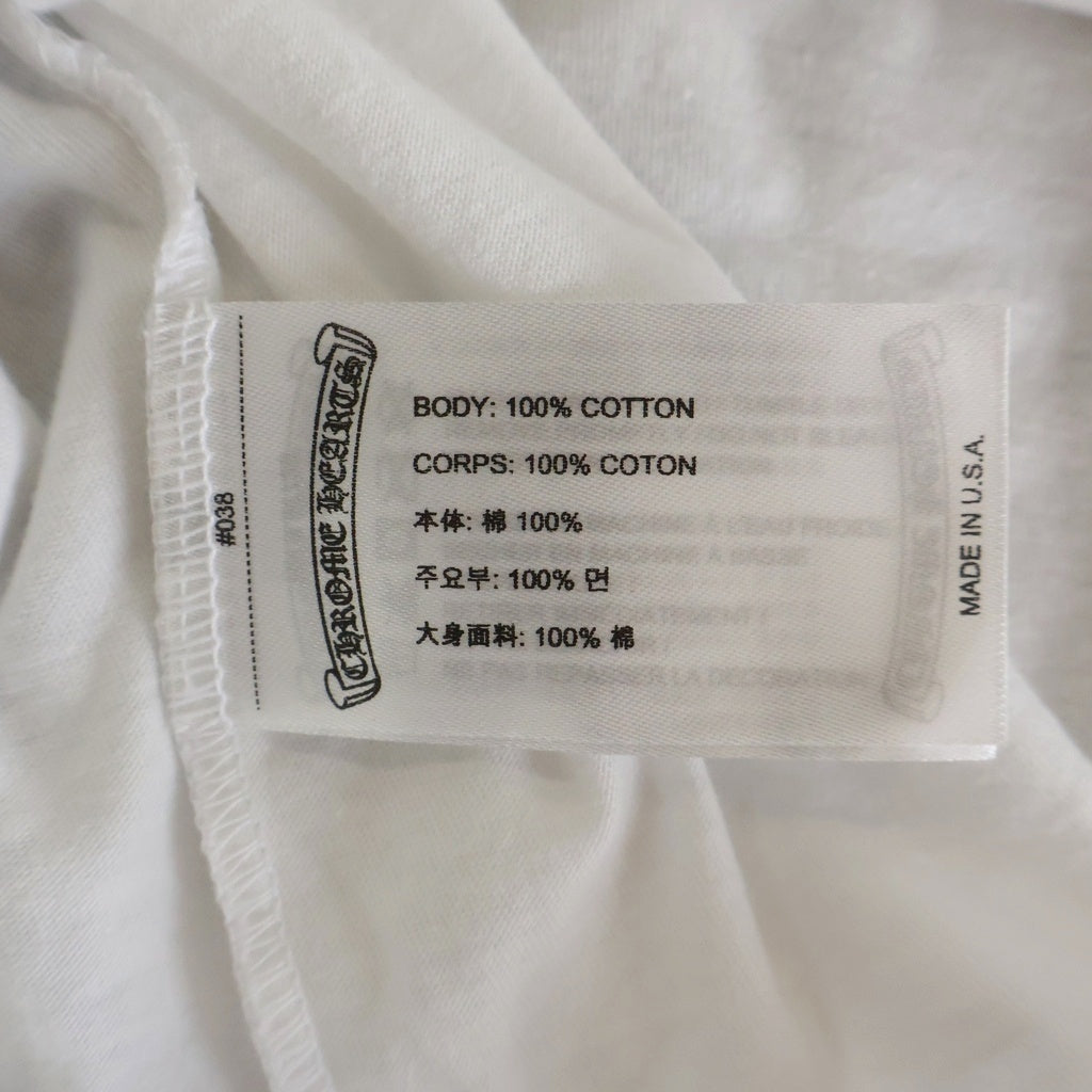 CHROME HEARTS(クロムハーツ) CH T-SHRT 1 アーチロゴバックプリントTシャツ ホワイト ‐