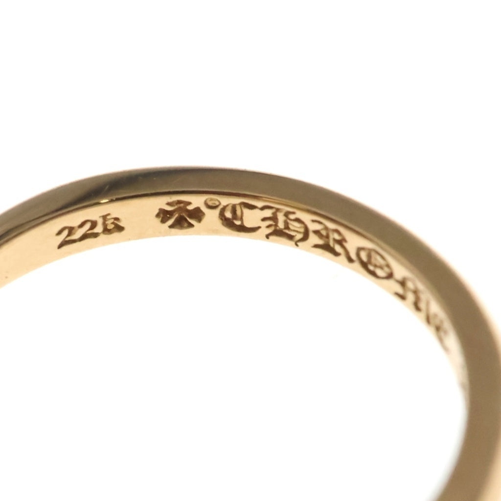 CHROME HEARTS(クロムハーツ) 22K BUBBLGM CH CRS 22KバブルガムCHクロス ゴールドリング ‐