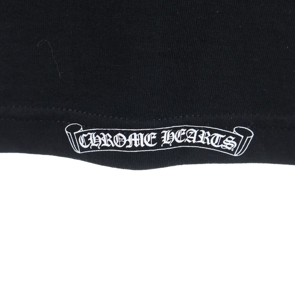CHROME HEARTS(クロムハーツ) OLD バックCHプラス ホースシュープリント 長袖Tシャツカットソー ブラック