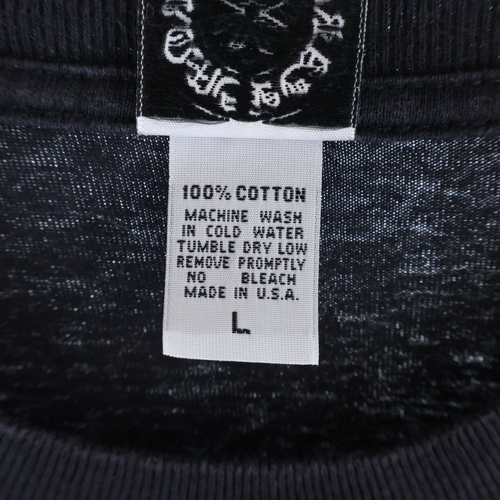 CHROME HEARTS(クロムハーツ) OLD バックCHプラス ホースシュープリント 長袖Tシャツカットソー ブラック/グリーン