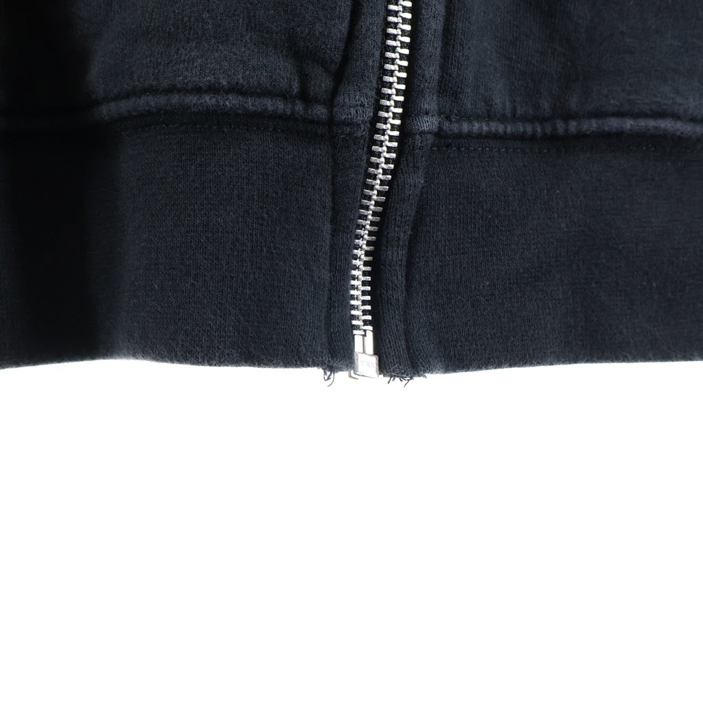 CHROME HEARTS(クロムハーツ) SWTSHRT HD ZIP 袖フローラルホースシュープリント裏地サーマルジップパーカー