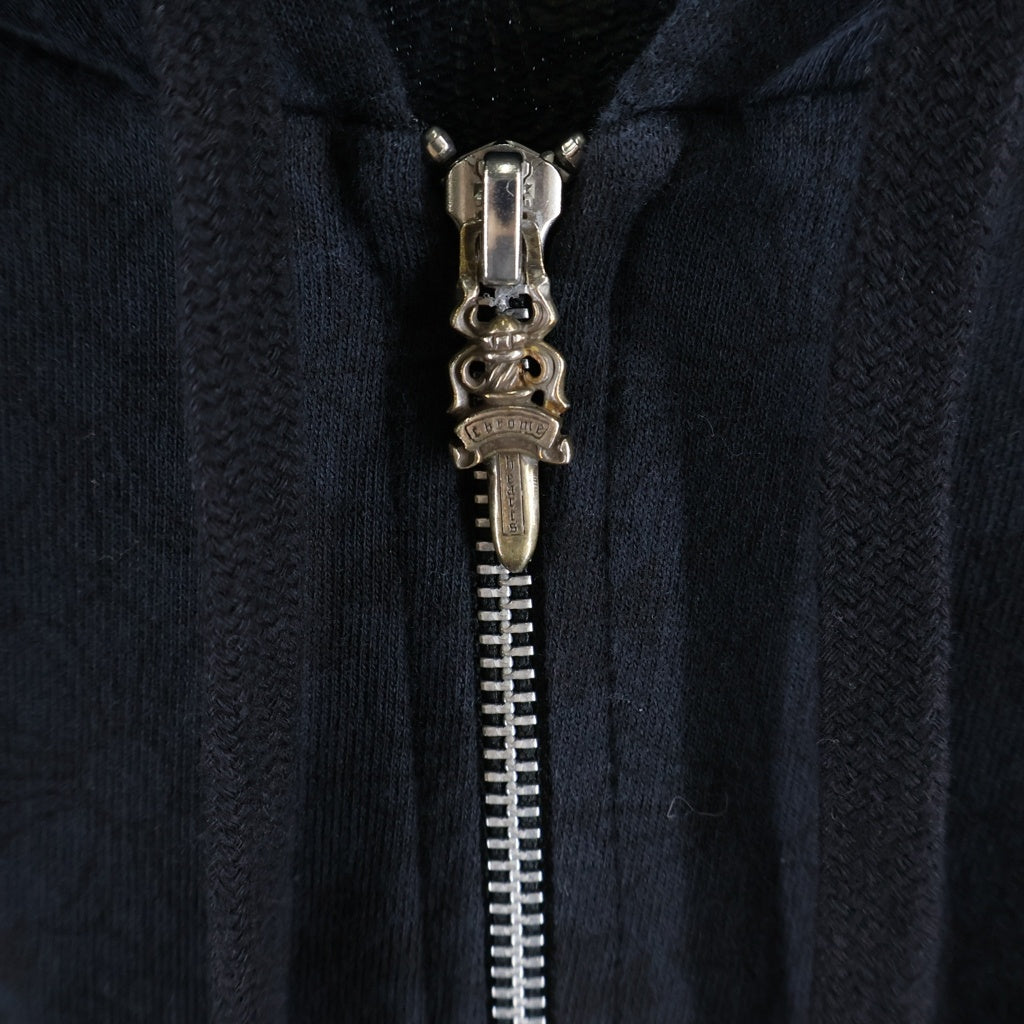 CHROME HEARTS(クロムハーツ) SWTSHRT HD ZIP CHプラス総柄バックホースプリントジップパーカー ブラック