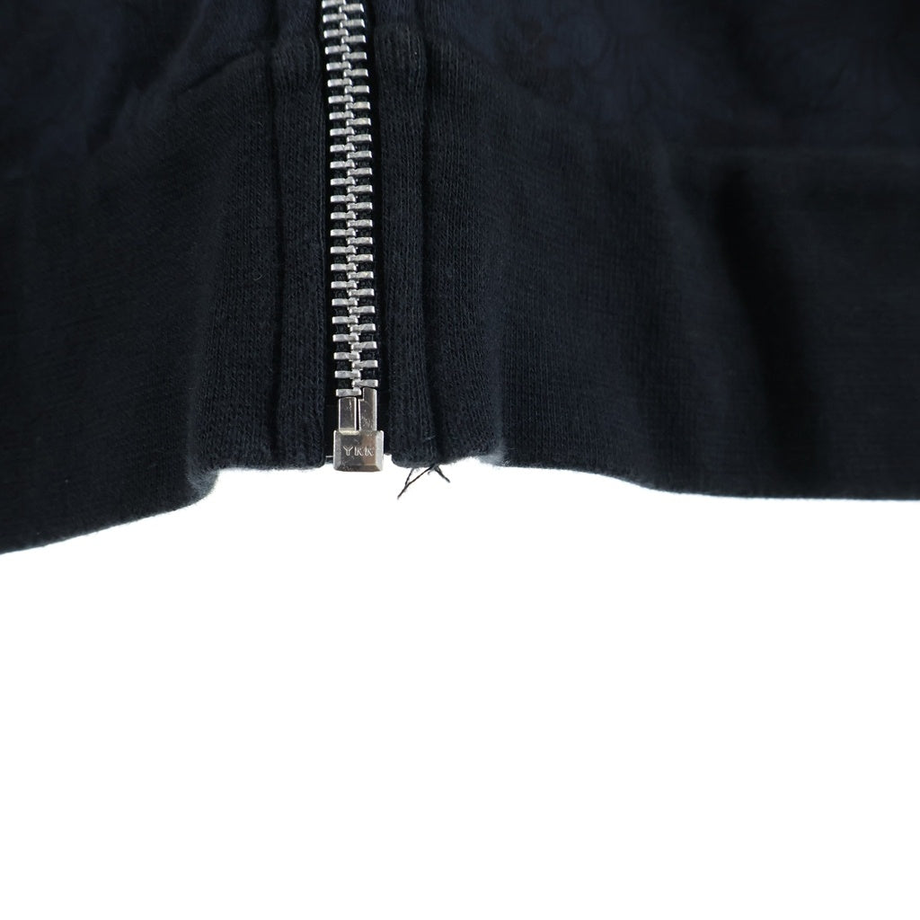 CHROME HEARTS(クロムハーツ) SWTSHRT HD ZIP CHプラス総柄バックホースプリントジップパーカー ブラック