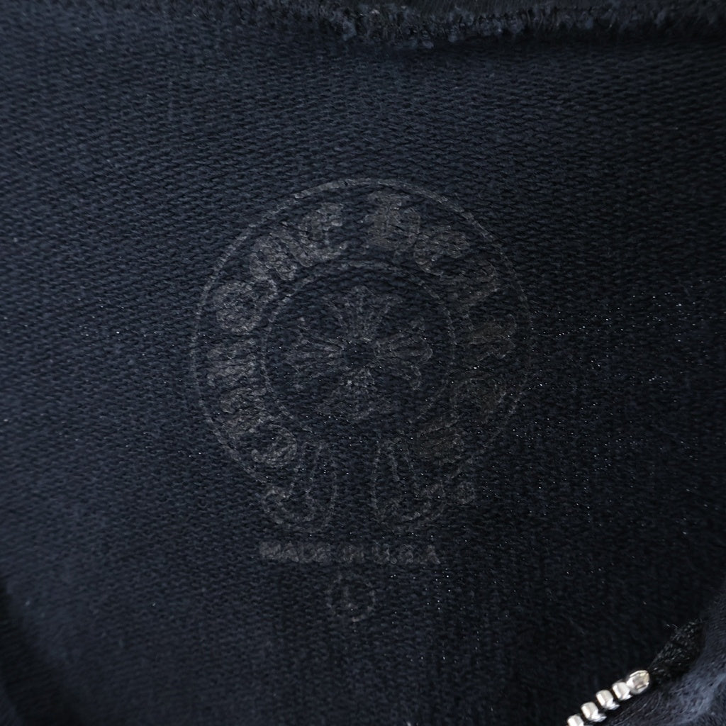 CHROME HEARTS(クロムハーツ) SWTSHRT HD ZIP CHプラス総柄バックホースプリントジップパーカー ブラック