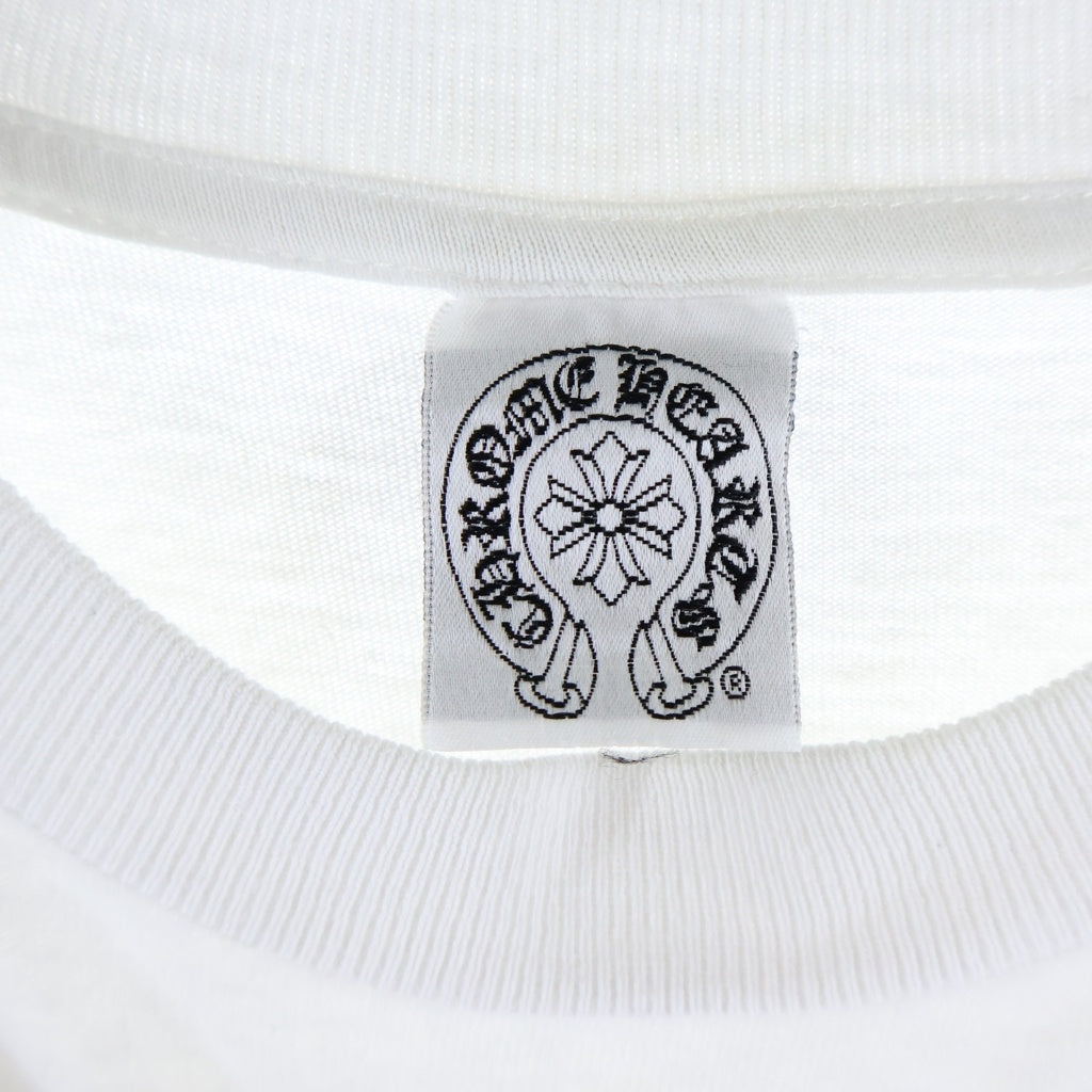 CHROME HEARTS(クロムハーツ) OLD ヴァインダガープリント 半袖Tシャツ ホワイト/ブラック