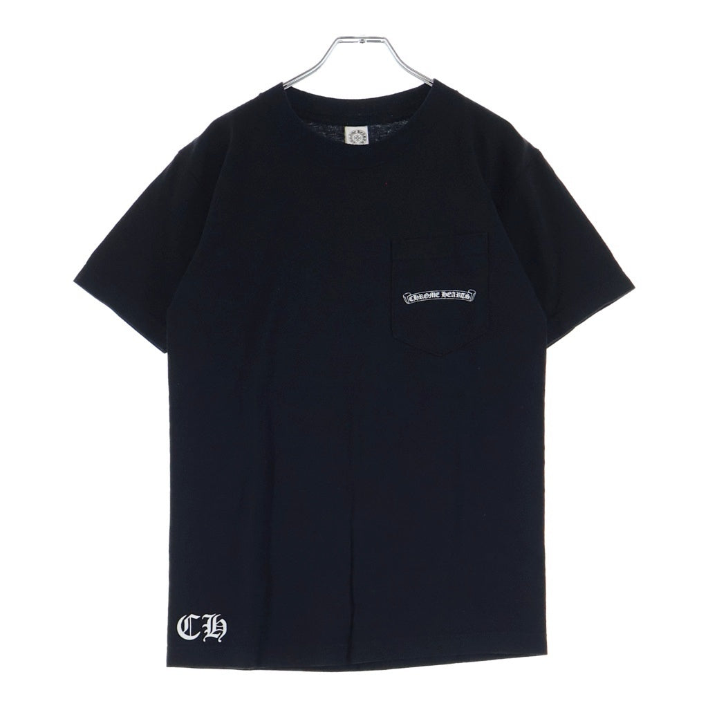 CHROME HEARTS(クロムハーツ) OLD ARCH LOGO USA S/S TEE アーチロゴプリント クルーネック半袖Tシャツ カットソー ブラック