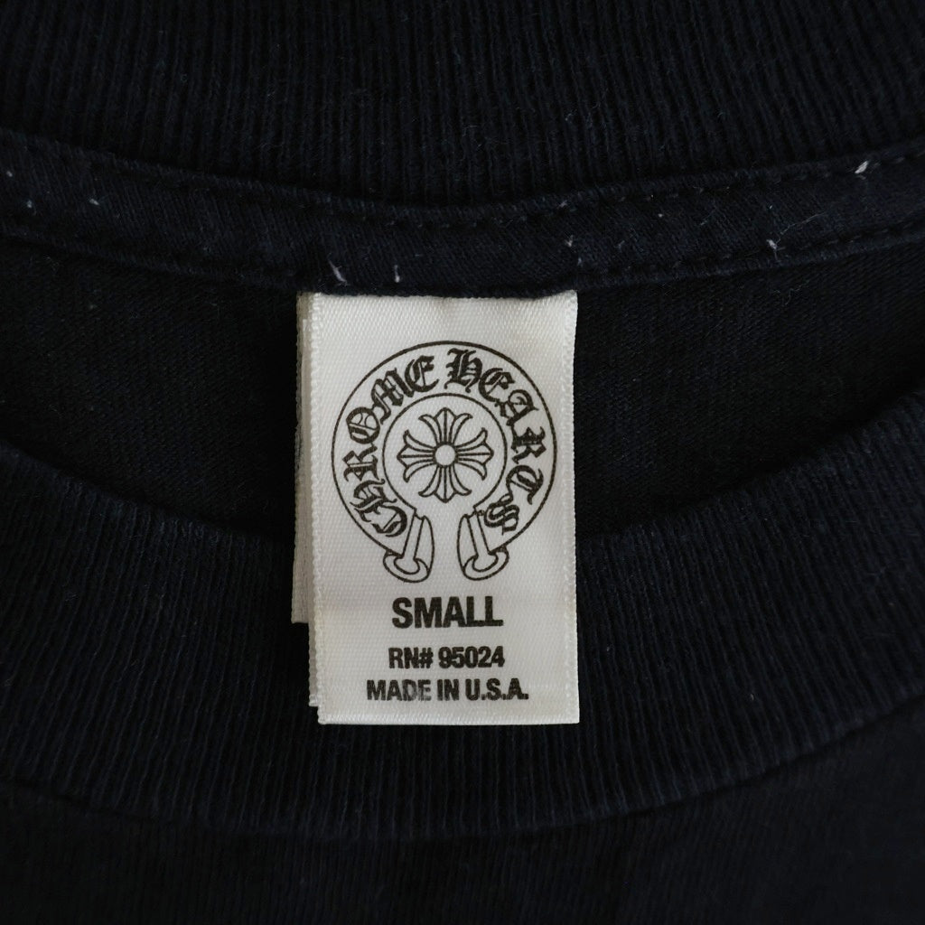 CHROME HEARTS(クロムハーツ) OLD ARCH LOGO USA S/S TEE アーチロゴプリント クルーネック半袖Tシャツ カットソー ブラック