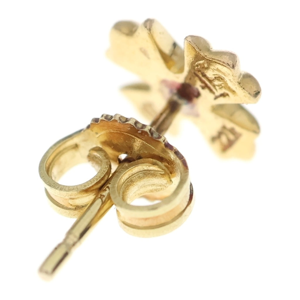 CHROME HEARTS(クロムハーツ) 22K No2 CH PLS DIA 22KCHプラススタッド 1ダイヤ ゴールドピアス
