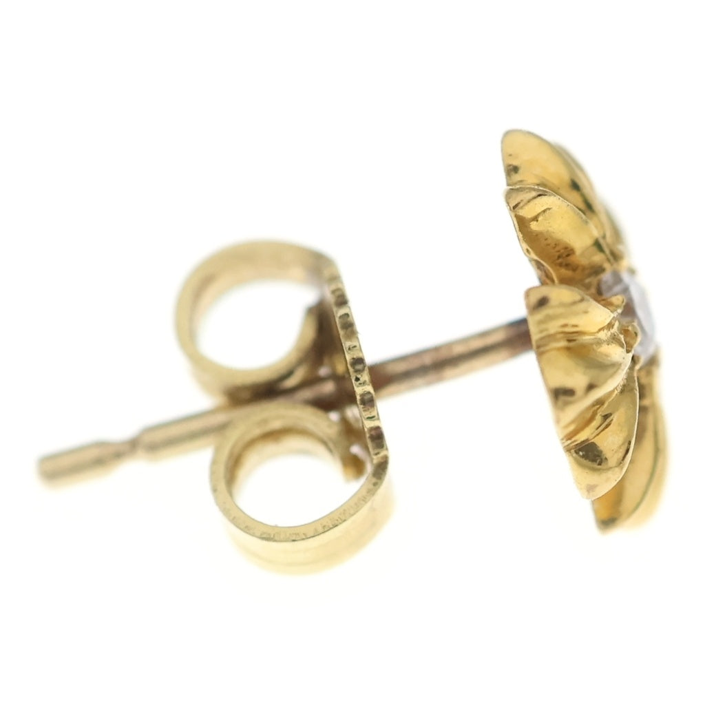 CHROME HEARTS(クロムハーツ) 22K No2 CH PLS DIA 22KCHプラススタッド 1ダイヤ ゴールドピアス