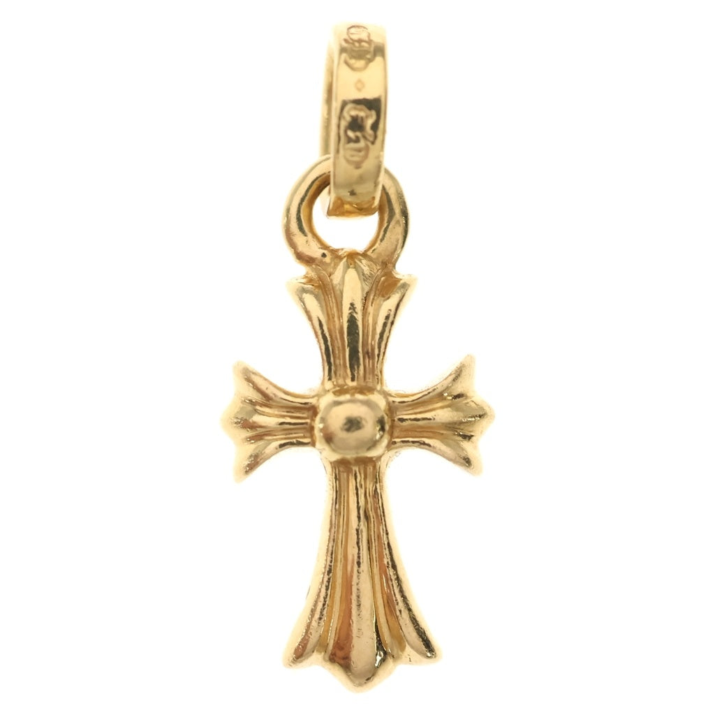 CHROME HEARTS(クロムハーツ) 22K CRS BBYFAT P/DIA ベイビーファットクロス PAVEダイヤ ペンダントトップ ゴールド BCA035