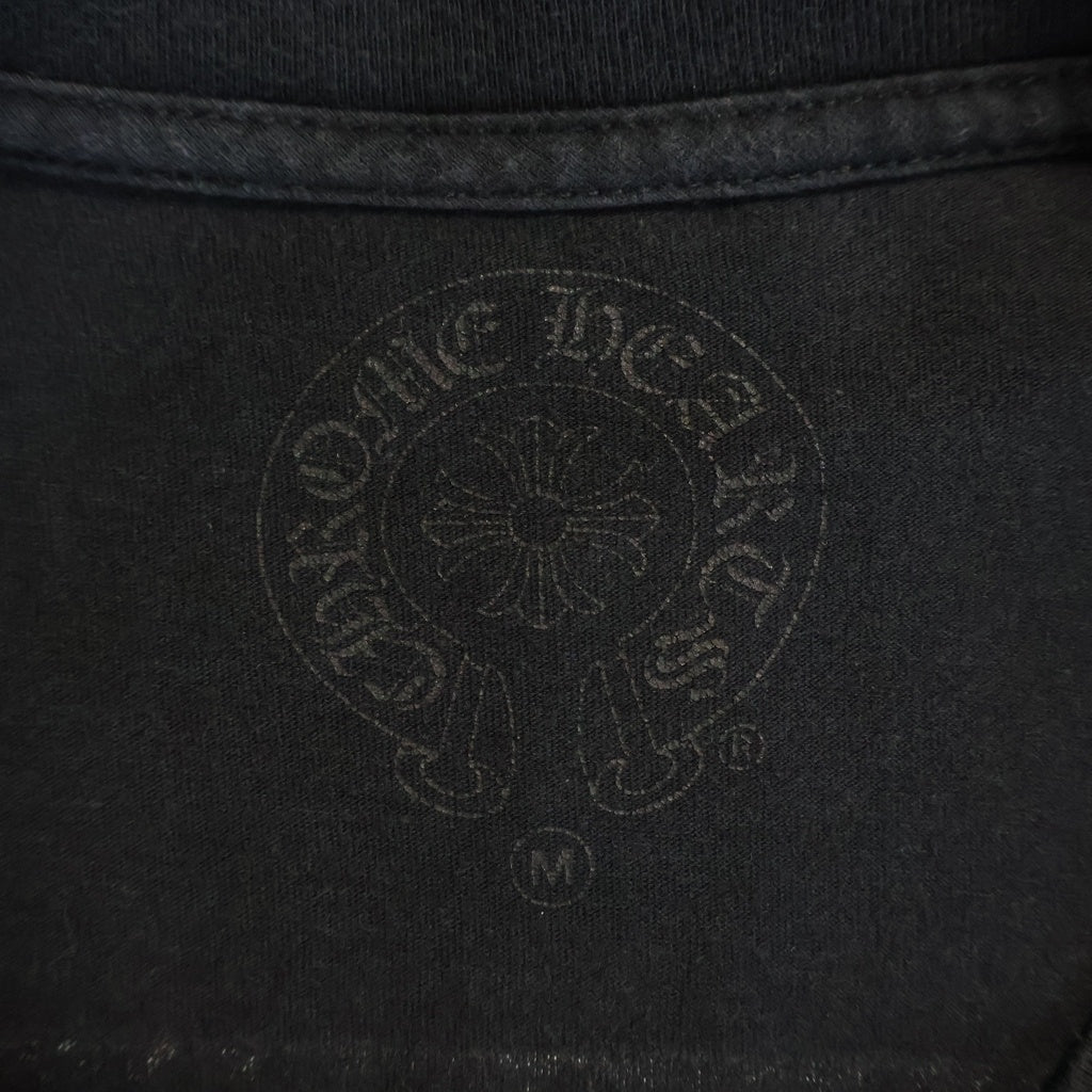 CHROME HEARTS(クロムハーツ) CH L/S アメリカンフラグプリント 長袖Tシャツカットソー ブラック -