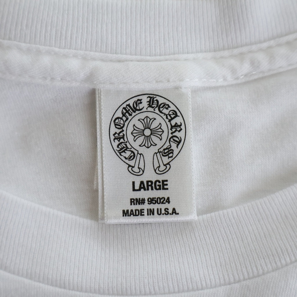 CHROME HEARTS(クロムハーツ) OLD CH FOTI S/S TEE フォティ クリッツェン プリントロゴ 半袖Tシャツ カットソー ホワイト -