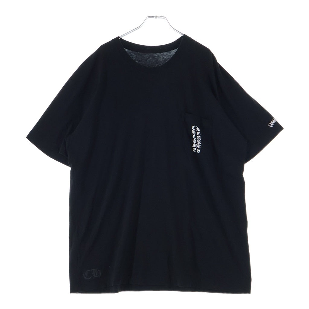 CHROME HEARTS(クロムハーツ) Osaka Back Scroll Label Logo S/S Tee 大阪限定 バックスクロールラベル半袖Tシャツ ブラック/ホワイト -