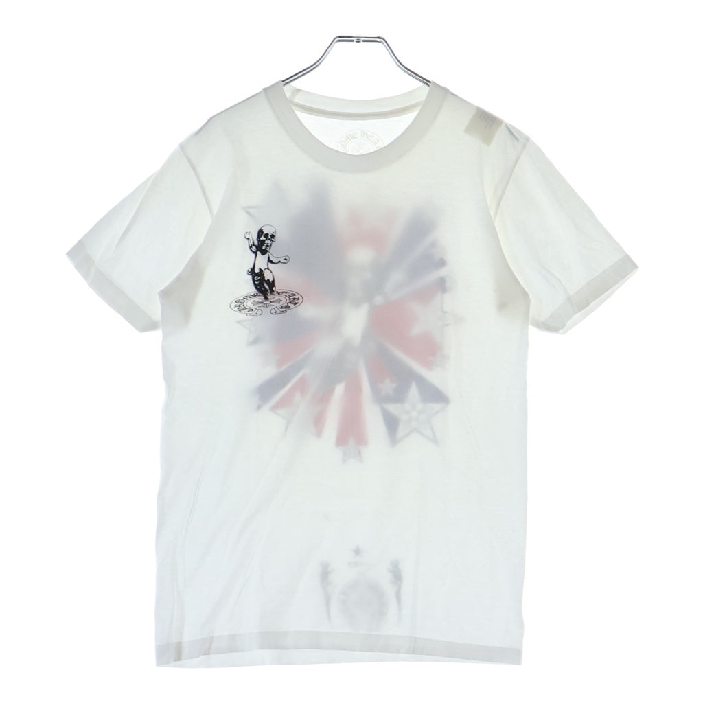 CHROME HEARTS(クロムハーツ) FOTI TEE フォティ トゥイーティー スタープリント クルーネック ポケット 半袖Tシャツ カットソー ホワイト -